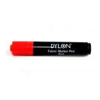 dylon fabric marker broad nib pen red