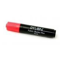 Dylon Fabric Marker Broad Nib Pen Deep Pink