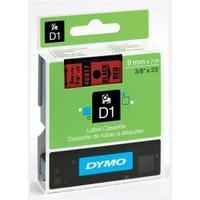 Dymo D1 Standard 9mm Label Tape Gloss Tape Black on Red for Dymo