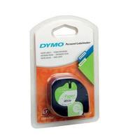 Dymo 12mm Paper Tape Black on White for Dymo LetraTAG Series S0721510