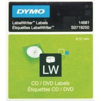 Dymo CDDVD Label White 14681 S0719250 Pack of 160