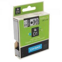 Dymo Black on Clear 10005000 D1 Standard Tape 9mmx7m S0720670