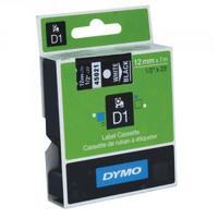 dymo white on black 10005000 d1 standard tape 12mmx7m s0720610