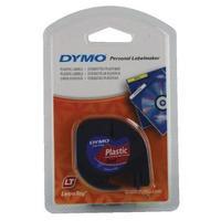 Dymo Cosmic Red LetraTag Plastic Tape 12mmx4m S0721630