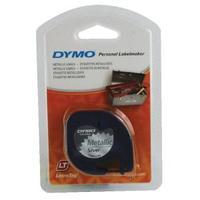 Dymo Silver LetraTag Metallic Tape 12mmx4m S0721730