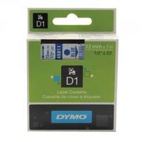 Dymo Blue on Clear 4500 D1 Standard Tape 12mmx7m S0720510