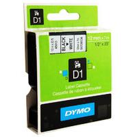 Dymo 4500 Black on White Tape