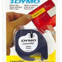 Dymo Plastic tape 12mmx4m- White