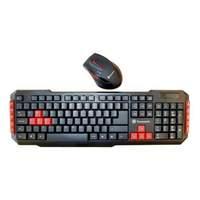 Dynamode 2.4ghz Wireless Keyboard And Optical Mouse Set Gaming/home/office