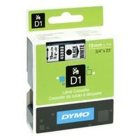 dymo s0720830 d1 standard labelling tape 1905 mm x 701 m black on whit ...