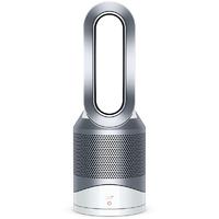 dyson hp02 pure hot cool link air purifier in white and silver