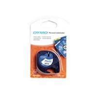 dymo letratag tape 12mm plastic white