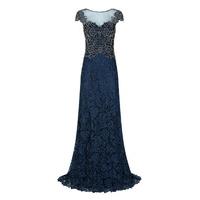 Dynasty Swift Navy Lace Maxi Dress