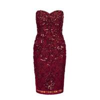 Dynasty Cordelia Ruby Red Strapless Dress