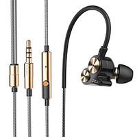dzat dt 05 double dynamic 35mm in ear earphone noise sports earphone d ...