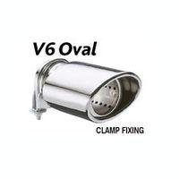 E-tech Stainless Steel Oval Exhaust V6