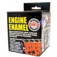 E-tech - Silver - Car / Bike Engine Enamel Paint - 250ml