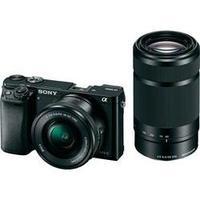E-mount system camera Sony ILCE-6000YB incl. SEL-P16-50 mm + SEL-55-210 mm Standard zoom lens, Telephoto zoom lens 24.3