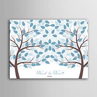 e home personalized signature canvas invisible frame print two trees