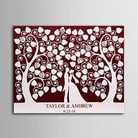 E-HOME Personalized Signature Canvas invisible Frame Print - Under The Love Tree