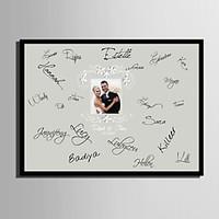 e home personalized signature canvas frame new photo includes frame