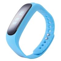 E02 Smart Bluetooth Sport Watch Wristband Bracelet TPU Band 0.84 Inches 96 * 16 Pixels OLED Non-touch Screen Text Incoming Call Notification Pedometer