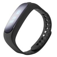 E02 Smart Bluetooth Sport Watch Wristband Bracelet TPU Band 0.84 Inches 96 * 16 Pixels OLED Non-touch Screen Text Incoming Call Notification Pedometer