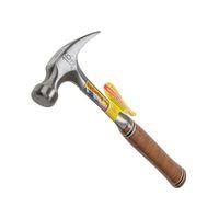 E16S Straight Claw Hammer - Leather Grip 450g (16oz)