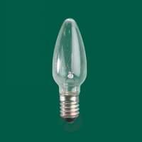 E10 3 W 16V bulbs, pack of 3, candle shape