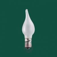 E10 8-34V LED flame tip candle bulbs, 3 pack