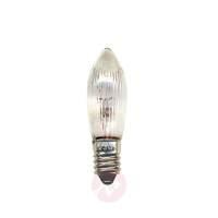 E10 2.4 W 12 V bulb, pack of 3, candle shape