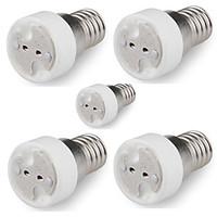 E14 to MR16 (Male Plug) Socket Adapter Converter Base Holder for Light Lamp (5 Pieces)