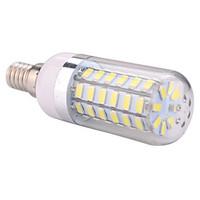 E14 12W 56x5730SMD 1200LM 2800-3200K /6000-6500K Warm White/Cool White Light LED Corn Bulb (AC 110-130V/AC 220-240V)
