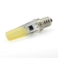 E12 Led Dimmable Light Bulb AC110V-120V Silica Gel COB 350Lm Warm White/Cold White (1 Piece)