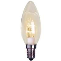 E14 0.9 W LED candle bulb, clear, 2, 100 K