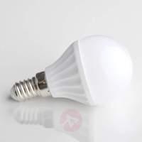 e14 4w 830 led light in a tear form matte