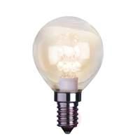 E14 0.9 W LED golf ball bulb, clear