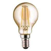 E14 2 W 820 LED golf ball bulb, gold