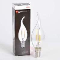 E14 2.4 W 827 LED filament flame tip candle bulb