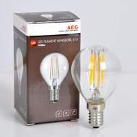 E14 4 W 827 LED filament golf ball bulb