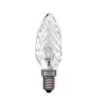 e14 25w candle bulb clear twisted