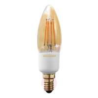 E14 4.5 W 817 LED candle bulb gold, dimmable