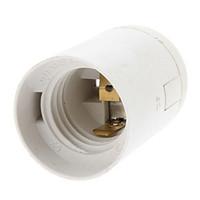 e27 base bulb socket lamp holder white