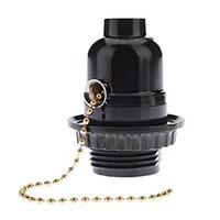 E27 Black color Bakelite Base Bulb Socket Lamp Holder(250W, 250V)