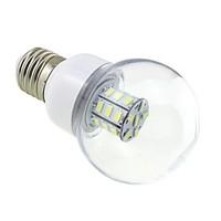 E26/E27 4 W 27 SMD 5730 500 LM Cool White G60 Globe Bulbs DC 12 / AC 12 / AC 24 / DC 24 V