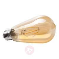 E27 6 W 820 LED rustical bulb, gold