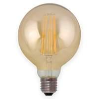 E27 6 W 824 LED globe lamp G95, gold