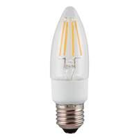 E27 4.5 W 827 LED candle bulb, clear, dimmable