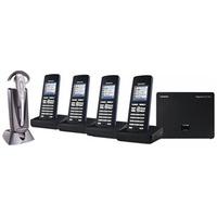 E455 Quad Phone with Wireless Headset