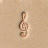 E568 Musical Note Leather Stamp